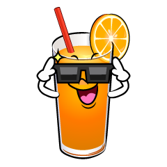 Sunglasses Orange Juice