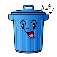 歌うゴミ箱