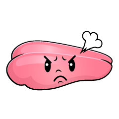 怒るたらこ