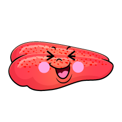 笑う明太子