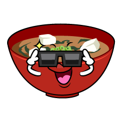 サングラスの味噌汁