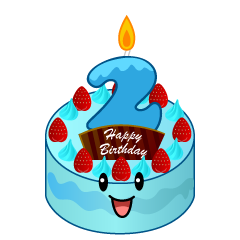 ２歳の誕生日ケーキ
