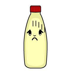 お辞儀するマヨネーズ