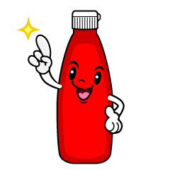 指差しするケチャップ
