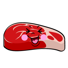 笑う牛肉