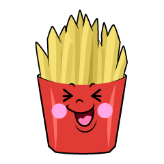 笑うフライドポテト