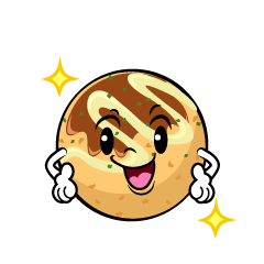 ポーズするたこ焼き
