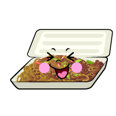 笑う焼きそば