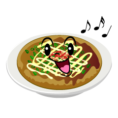 歌うお好み焼き
