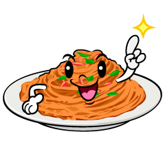指差しするナポリタン