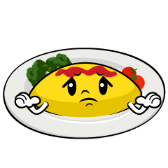 困るオムライス