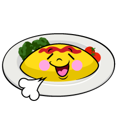 ほっとするオムライス