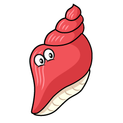 赤巻貝