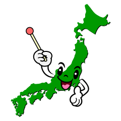 説明する日本地図