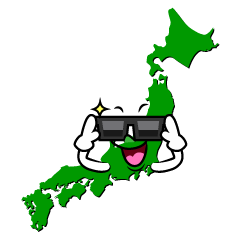 サングラスの日本地図