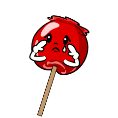悲しいりんご飴