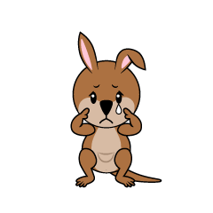 Sad Kangaroo