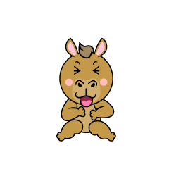 笑うラクダ