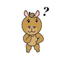 考えるラクダ