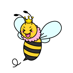 笑うメス蜂