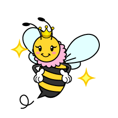 ポーズするメス蜂