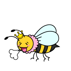 ほっとするメス蜂