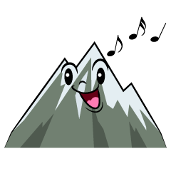 歌う雪山