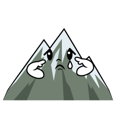 悲しい雪山