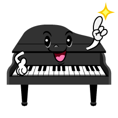 指差しするピアノ