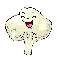 笑顔のカリフラワー