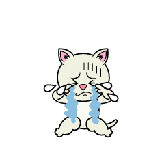 泣く白猫