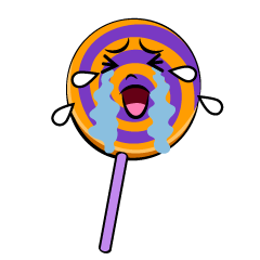 泣くハロウィンキャンディ