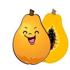 笑顔のパパイヤ