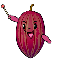 説明するカカオ