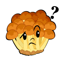 考えるなめこ