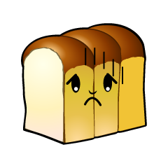 お辞儀する食パン