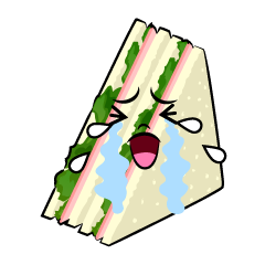 泣くハムサンドイッチ