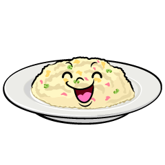 笑顔のチャーハン