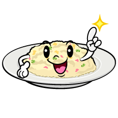 指差しするチャーハン