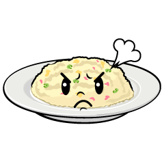 怒るチャーハン
