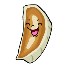 笑顔の餃子