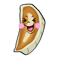 笑う餃子