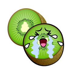 泣くカットキウイ