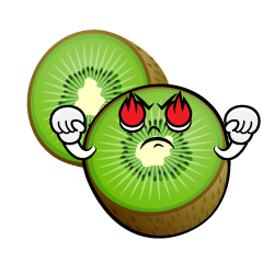 熱意のカットキウイ