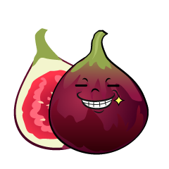 ニヤリとするイチジク