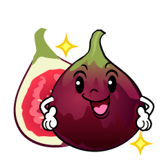 ポーズするイチジク