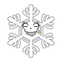 ニヤリとする雪ちゃん
