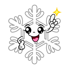 指差しする雪ちゃん