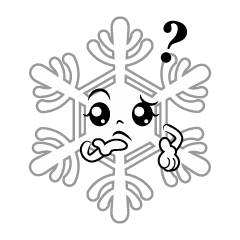 考える雪ちゃん