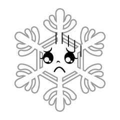 お辞儀する雪ちゃん